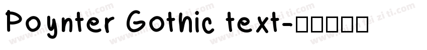 Poynter Gothic text字体转换